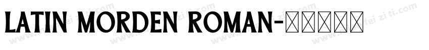 latin morden roman字体转换